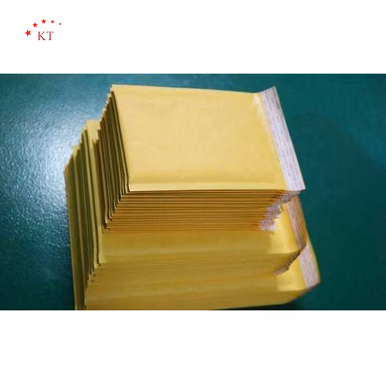 Venda quente envio biodegradável envelopes acolchoados embalagem de envio personalizado 100% compostável kraft bolha mailer saco de embalagem