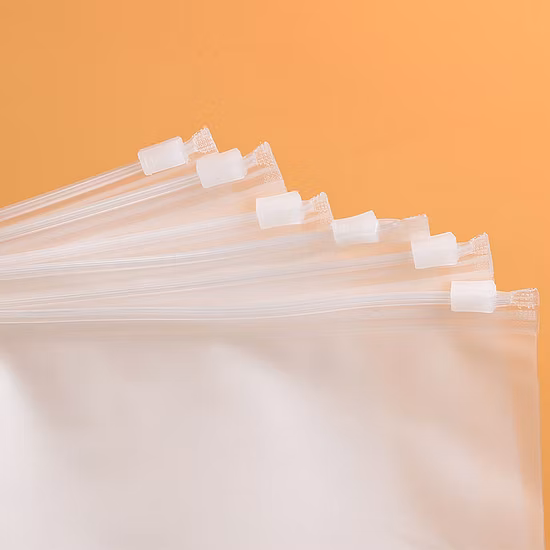 Saco plástico Ziplock com camiseta biodegradável fosco fosco personalizado